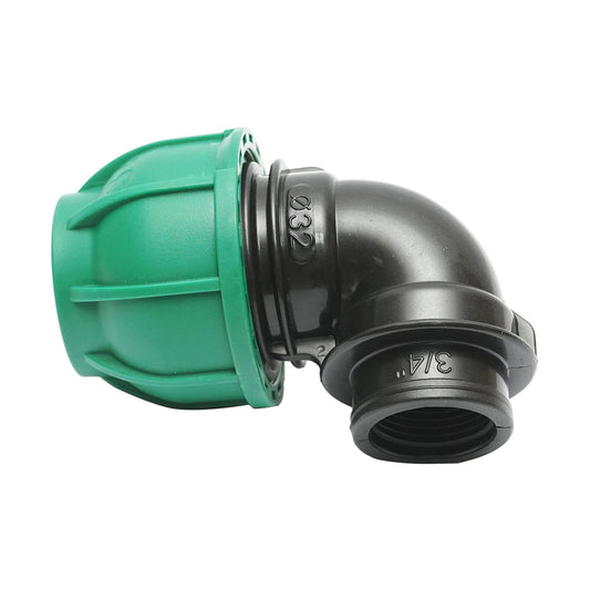 Compression fitting with internal thread D32mmx3/4 inch, PN10 Bar for irrigation systems