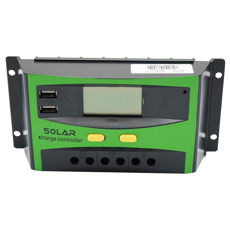 Voltage regulator for solar panel 20A 12V/24V 2X USB port Breckner Germany