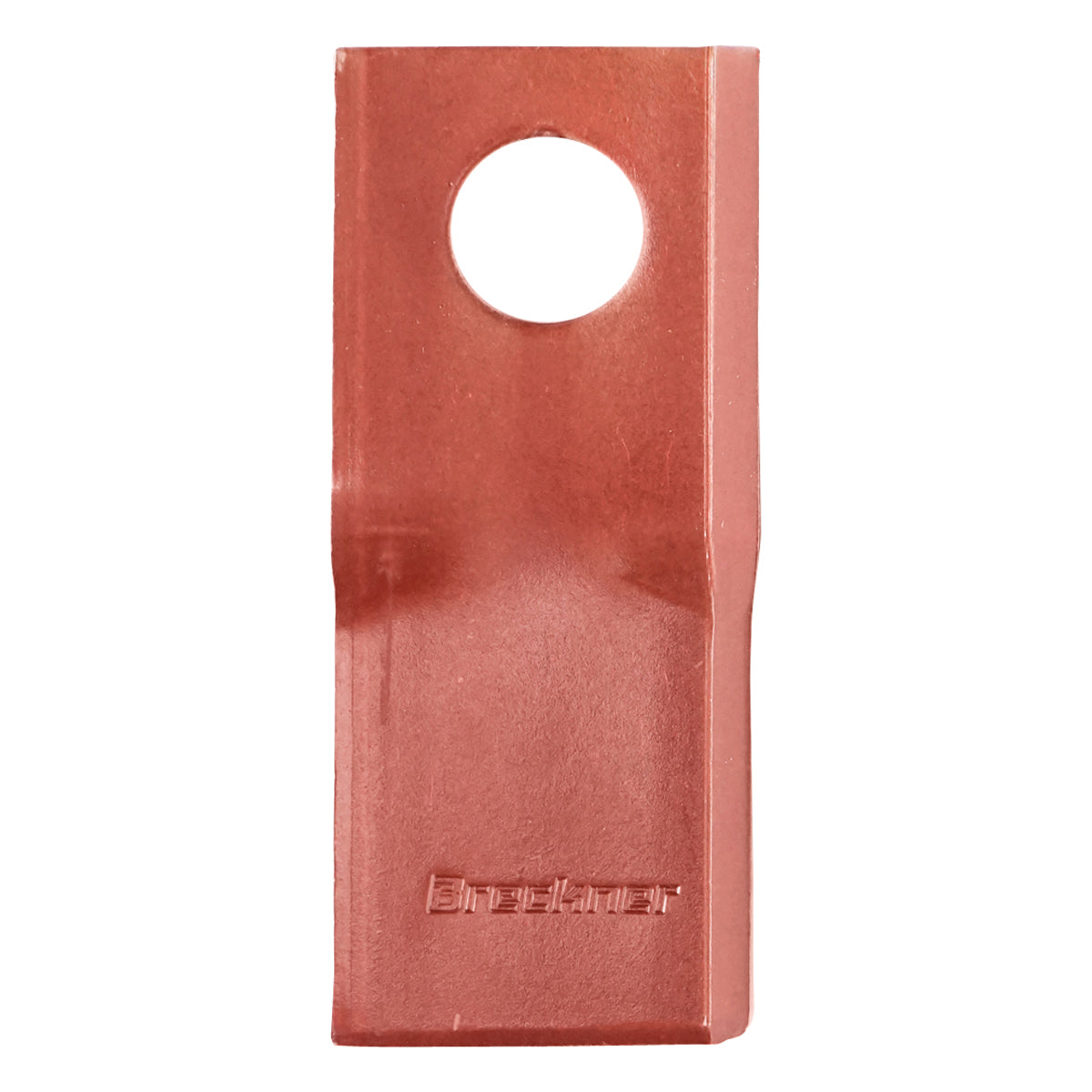 Twisted blade, right rotation direction for rotary mower 112x48x4mm 21mm Breckner Germany