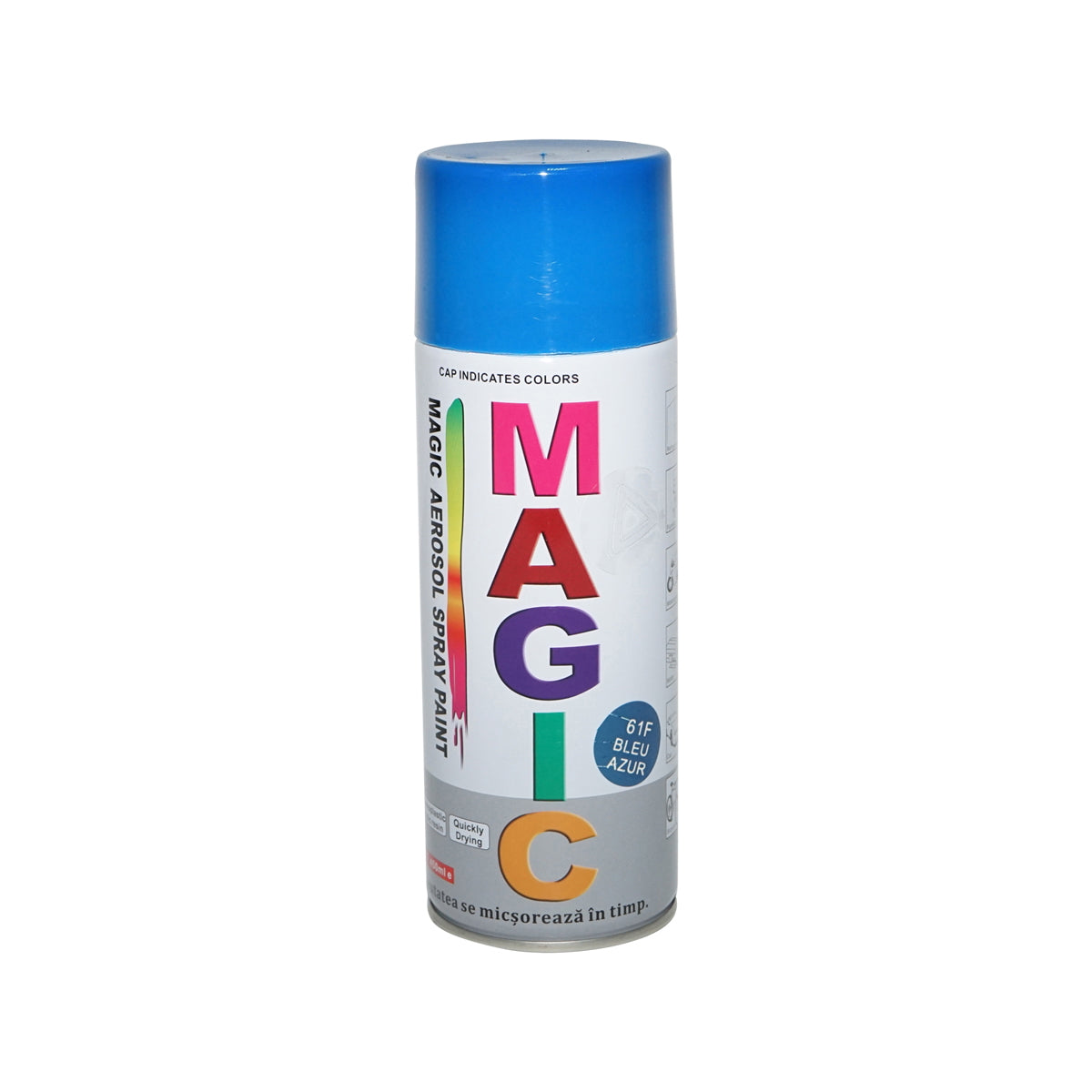 Magic blue azure spray paint 61F 450 ml