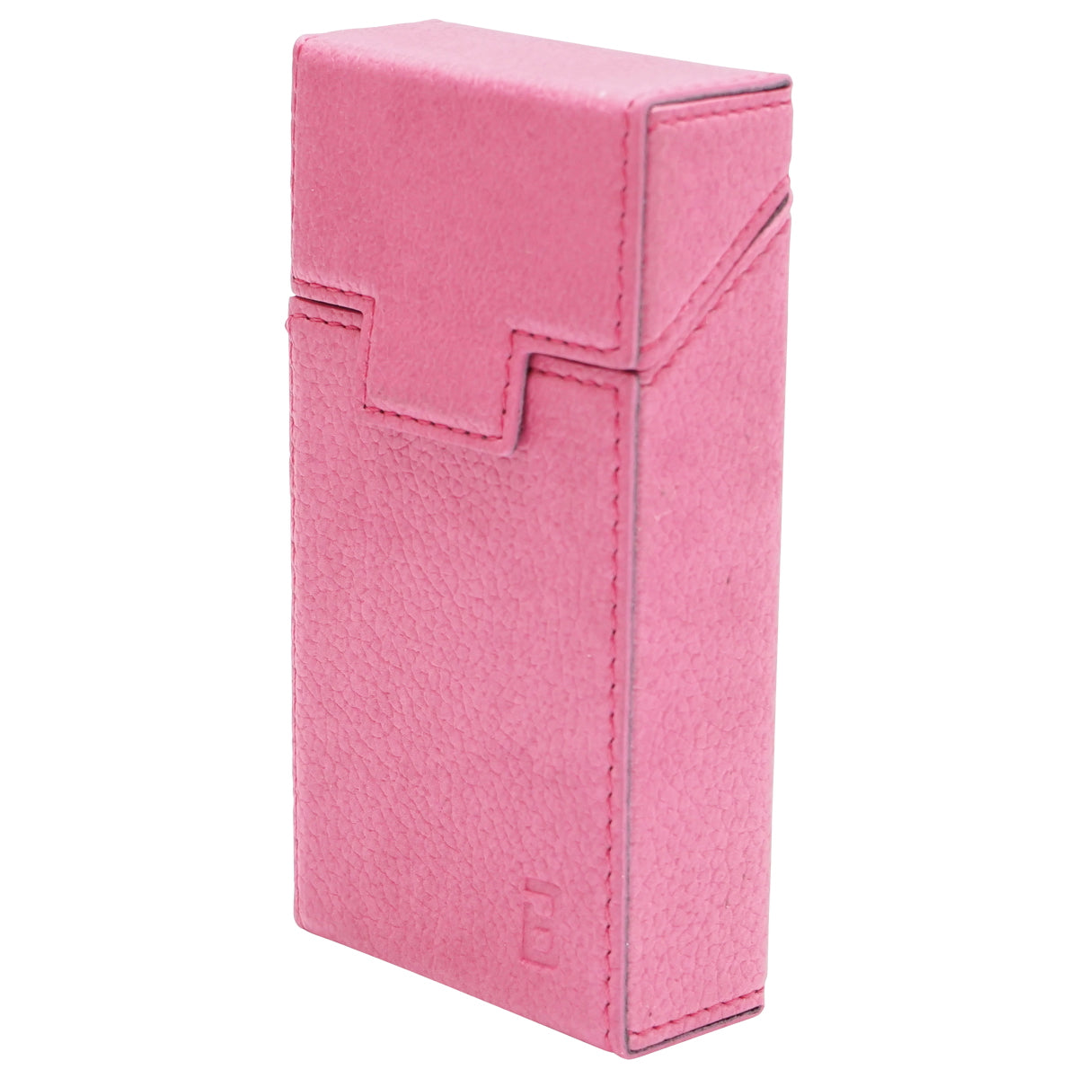 Pink leather case for P25 Breckner cigarette pack