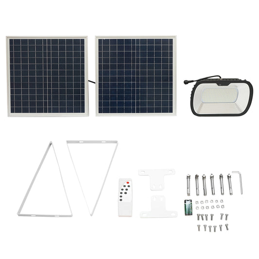 LED lamp 240x0.5W with 35W solar panel and 7.4V/15Ah battery Breckner Germany