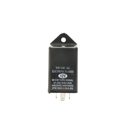 Universal musical signaling relay 12V max 27W 3 pins