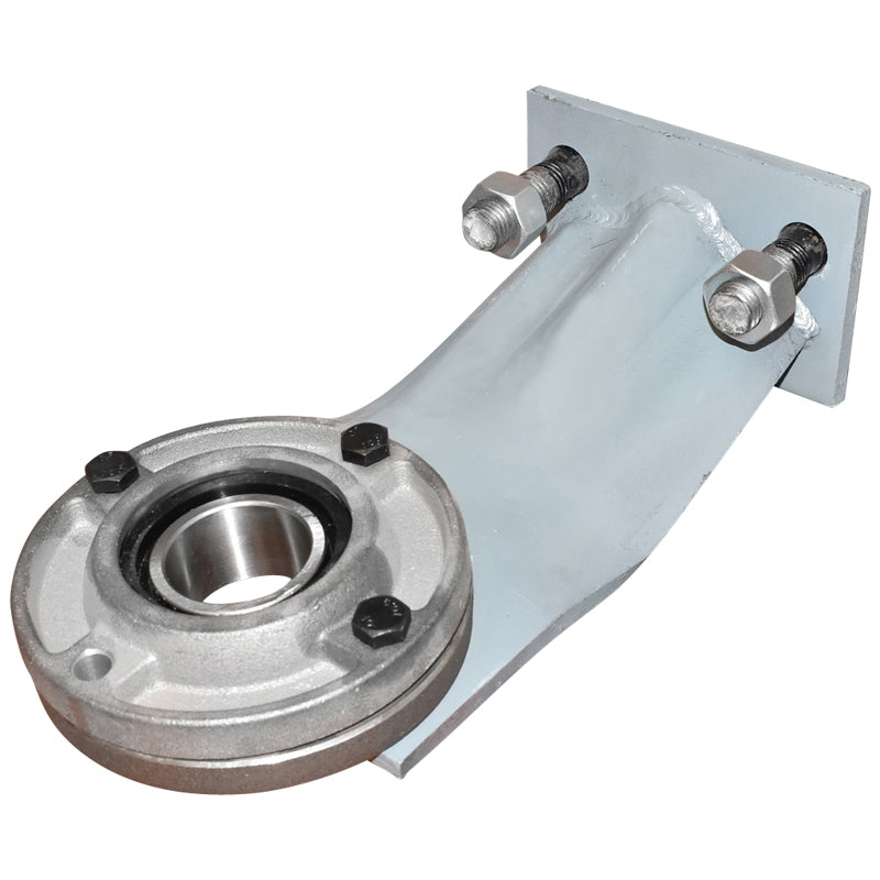 Complete M24 GDU support with bracket, cast iron covers and UC511 bearing.