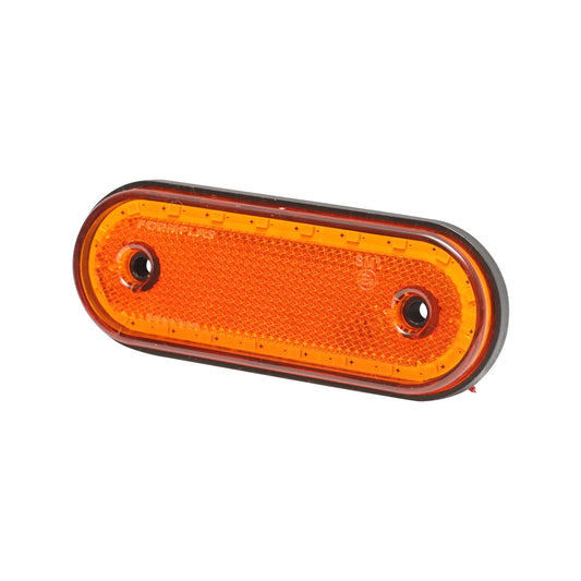Yellow LED side lamp 115mm 12-24V Breckner Germany
