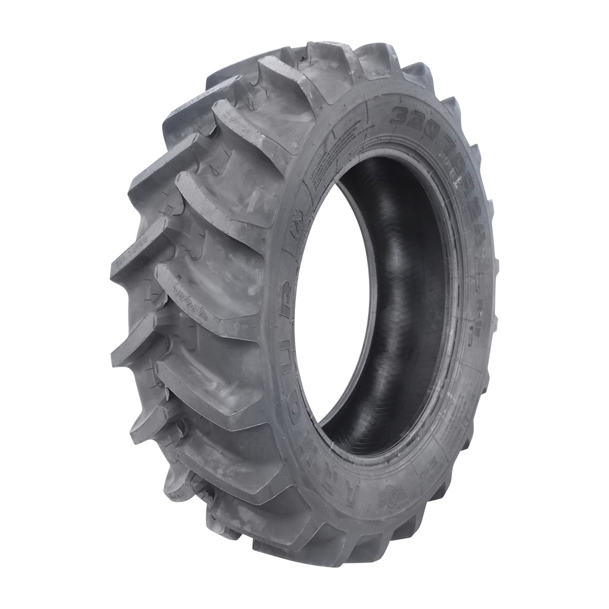 Radial tubeless agricultural tire 320/70R24 with V tread, R1-W profile