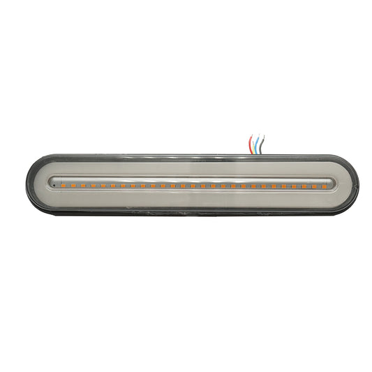 LED rear stop lamp 12-24V, dynamic signaling 235x43x20mm Breckner Germany