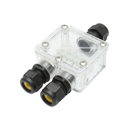 Transparent sealed box with preset 41A 450V AC, 3 ways 5-14mm IP68 Leader