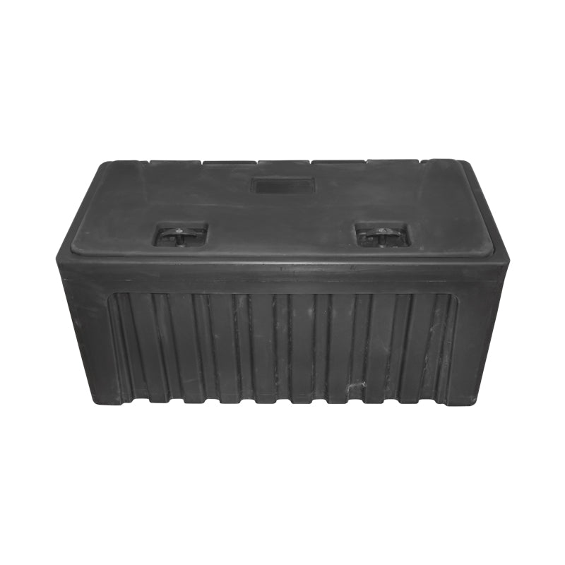 Tool box without support, made of black plastic 480x470x1000 mm