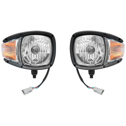 Set of headlamp type lamps with right and left signaling 12V HR-A-030 Breckner Germany