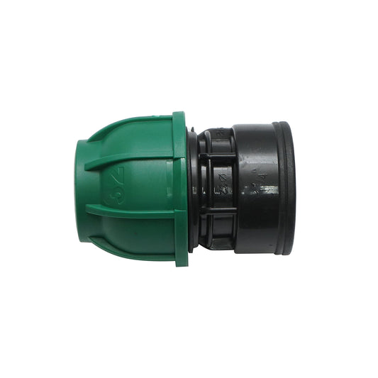 Compression connector with internal thread D32mmx1-1/4 toll, PN10 bar for irrigation systems