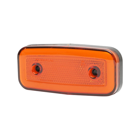 Yellow LED side lamp 113mm 12-24V Breckner Germany