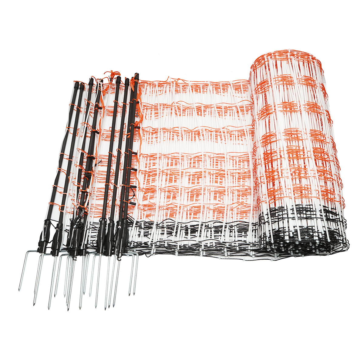 Electric fence netting 60cmx30m with double leg, resistance 1.6 Ohm/m Breckner Germany