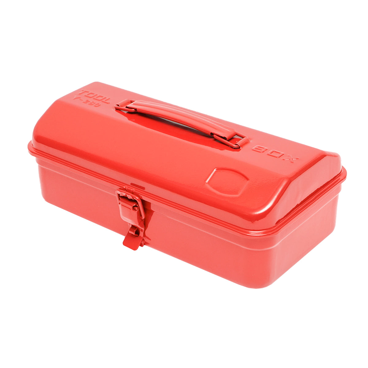 Red metal tool box 305x160x116mm Breckner Germany
