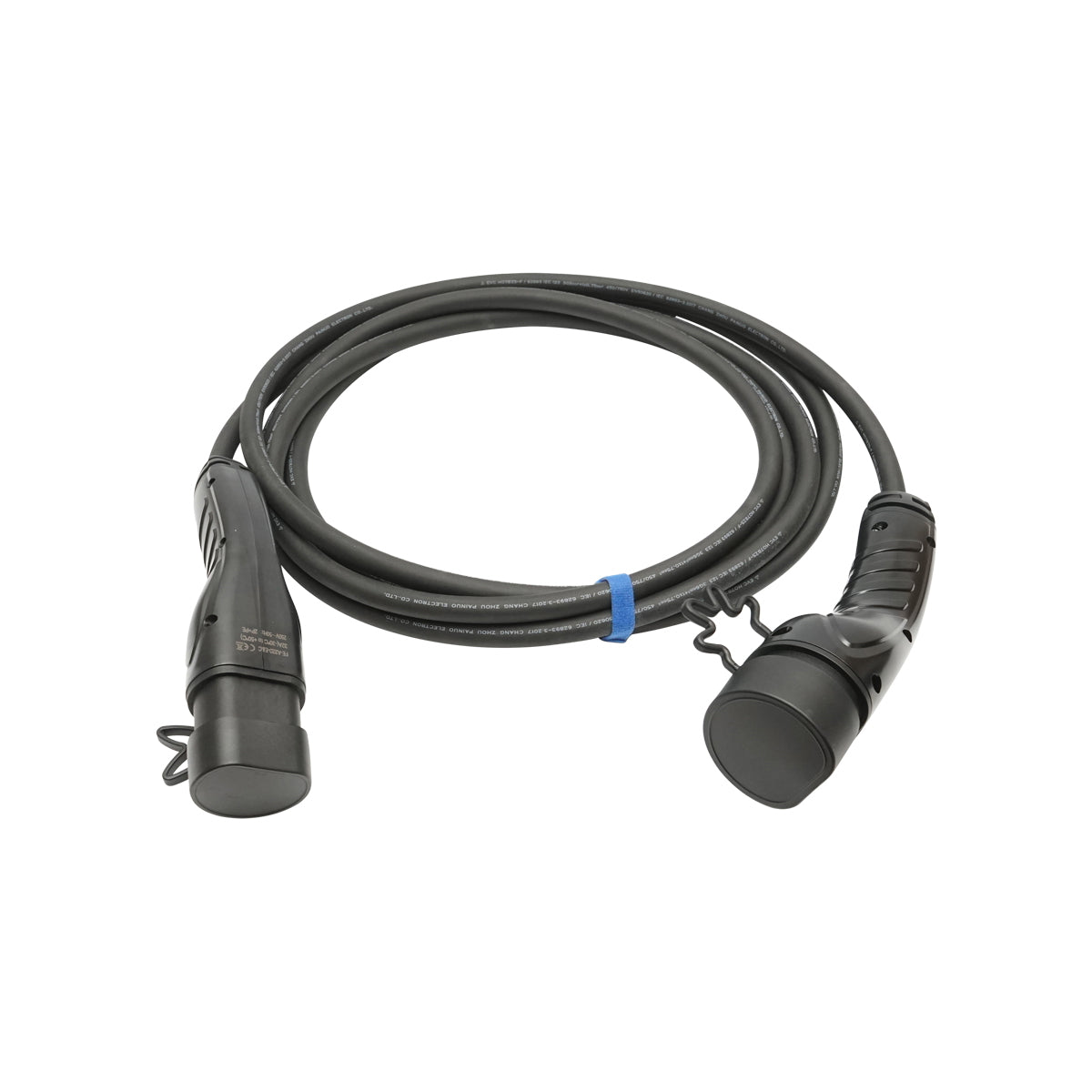 Charging cable 230V, 5M, Type 2 for electric cars 7KW, 32A, single-phase IP55