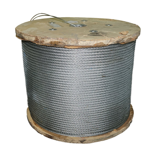 Steel winch cable 6x37 diameter 16mm with metal core, 1000m/roll