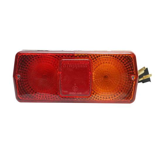 Right rear stop lamp for Massey Ferguson, New Holland 184x76x70mm OEM code 1674074M91