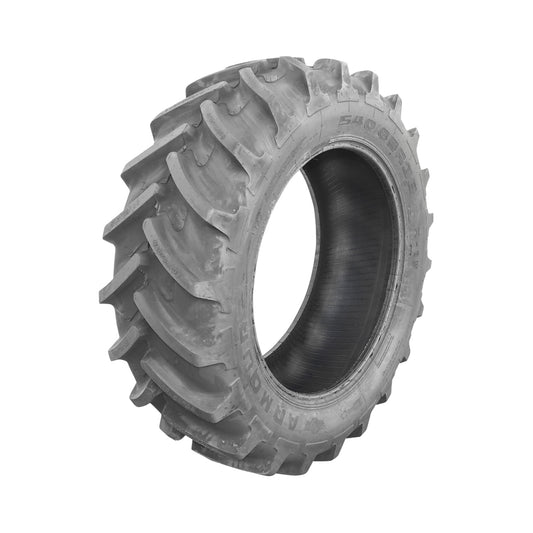 Radial tubeless agricultural tire 540/65R38 with V profile R-1W tread