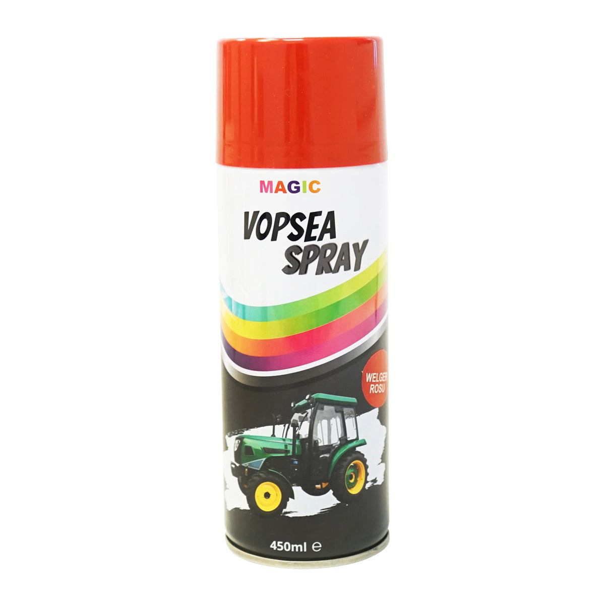 Professional quick-drying car paint spray in CARMIN red 450ml MAGIC