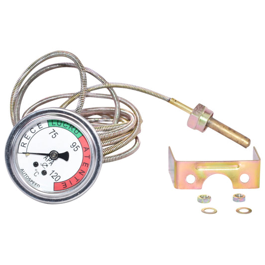 Water temperature transmitter with pipe and probe UTB U-650