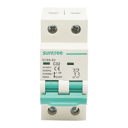 Automatic circuit breaker 2P, 32A 400VAC Suntree