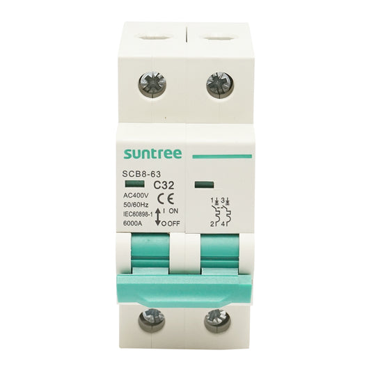 Automatic circuit breaker 2P, 32A 400VAC Suntree