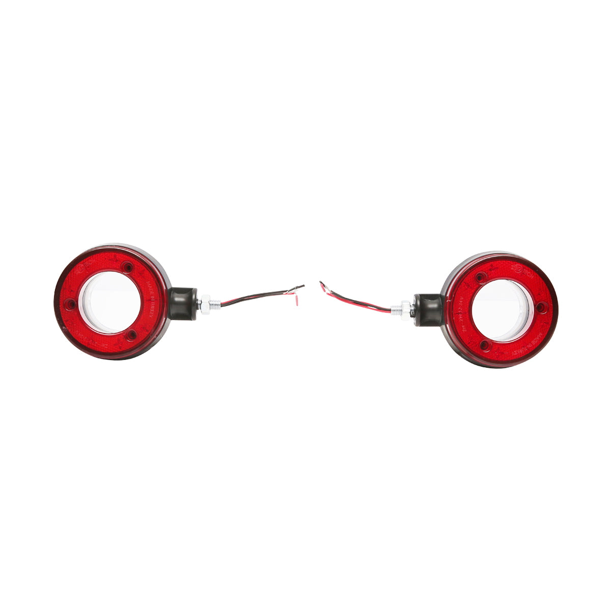 Position lamp with LED 12/24V for truck mirror red/white FR0330RW Breckner Germany