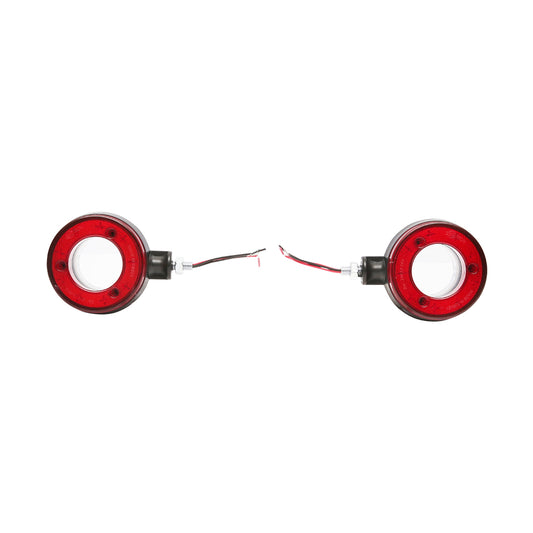Position lamp with LED 12/24V for truck mirror red/white FR0330RW Breckner Germany
