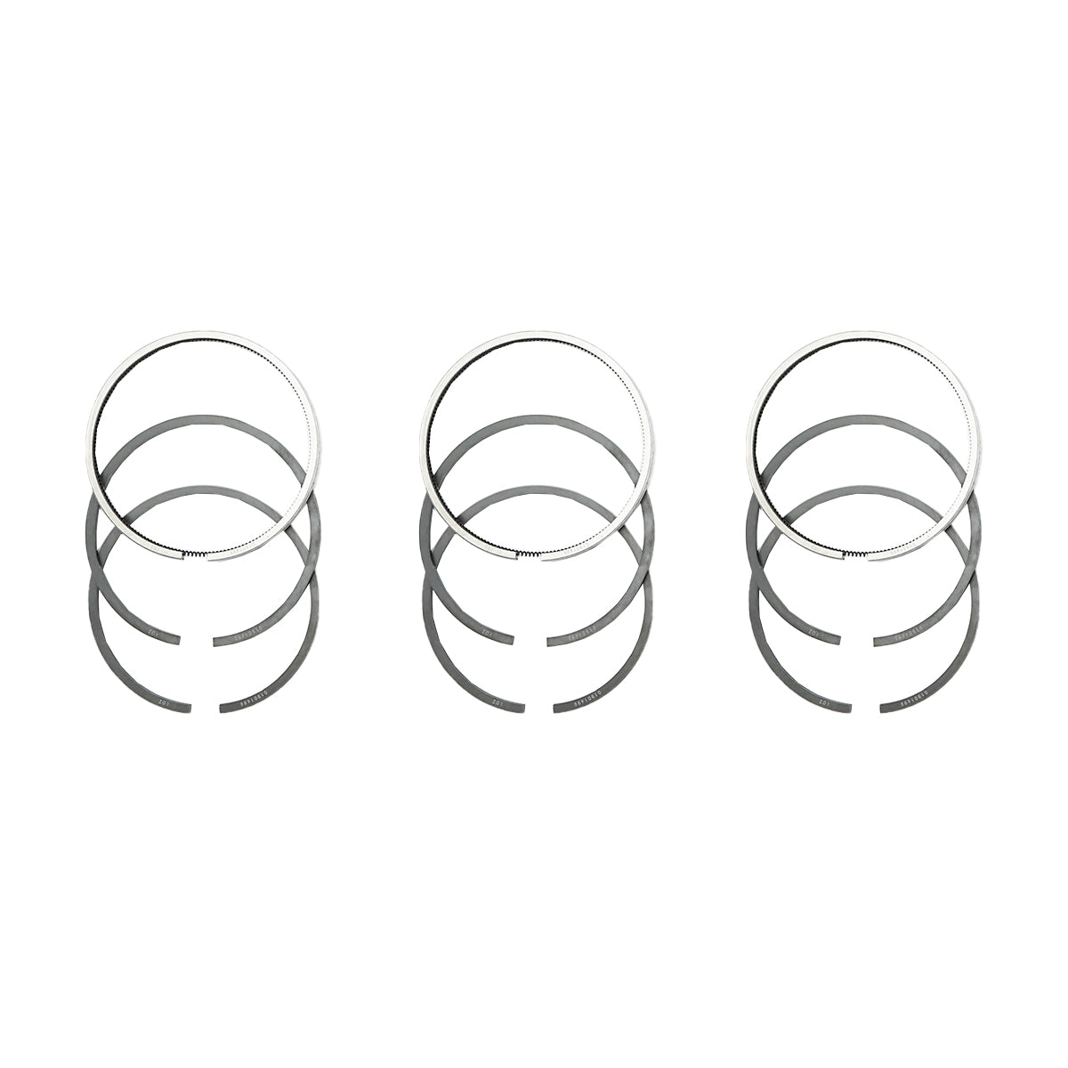 Fiat motor segments, U-445, Set for 3 pistons 95mm diameter 2.5x2.5x5mm 115.03.025