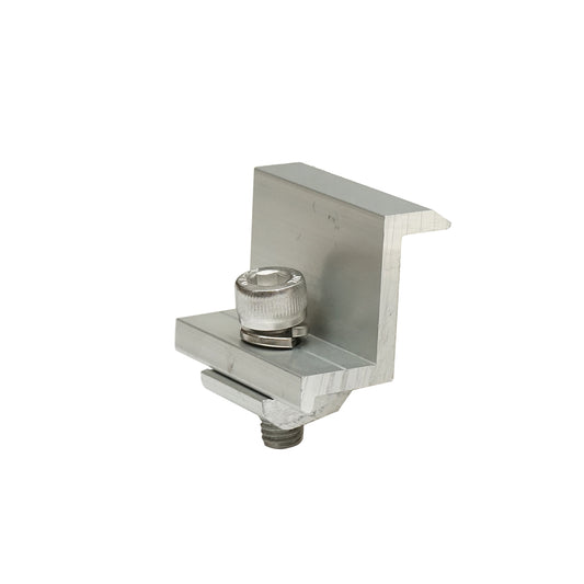 30mm end clamp for photovoltaic solar panel system A, 20mm Breckner Germany