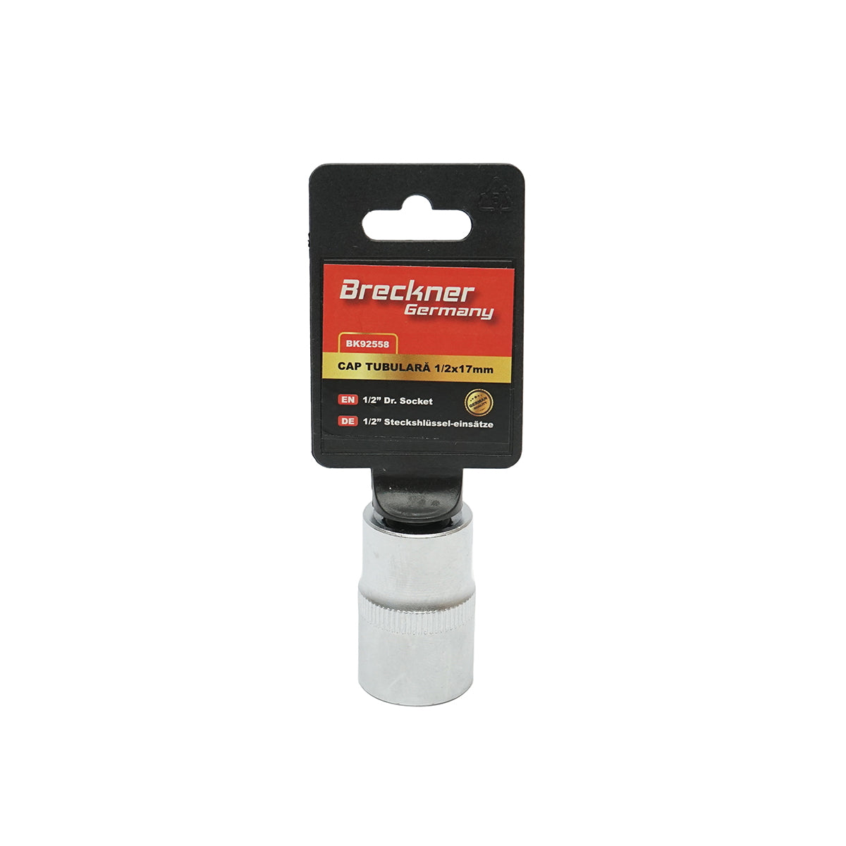 17mm socket key for ratchet with 1/2 grip Breckner Germany