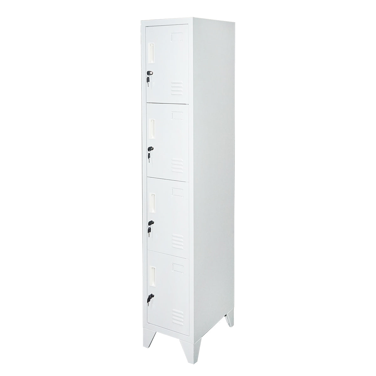 Vestibule, metal cabinet with 4 secured doors 1700x300x450mm Breckner Germany
