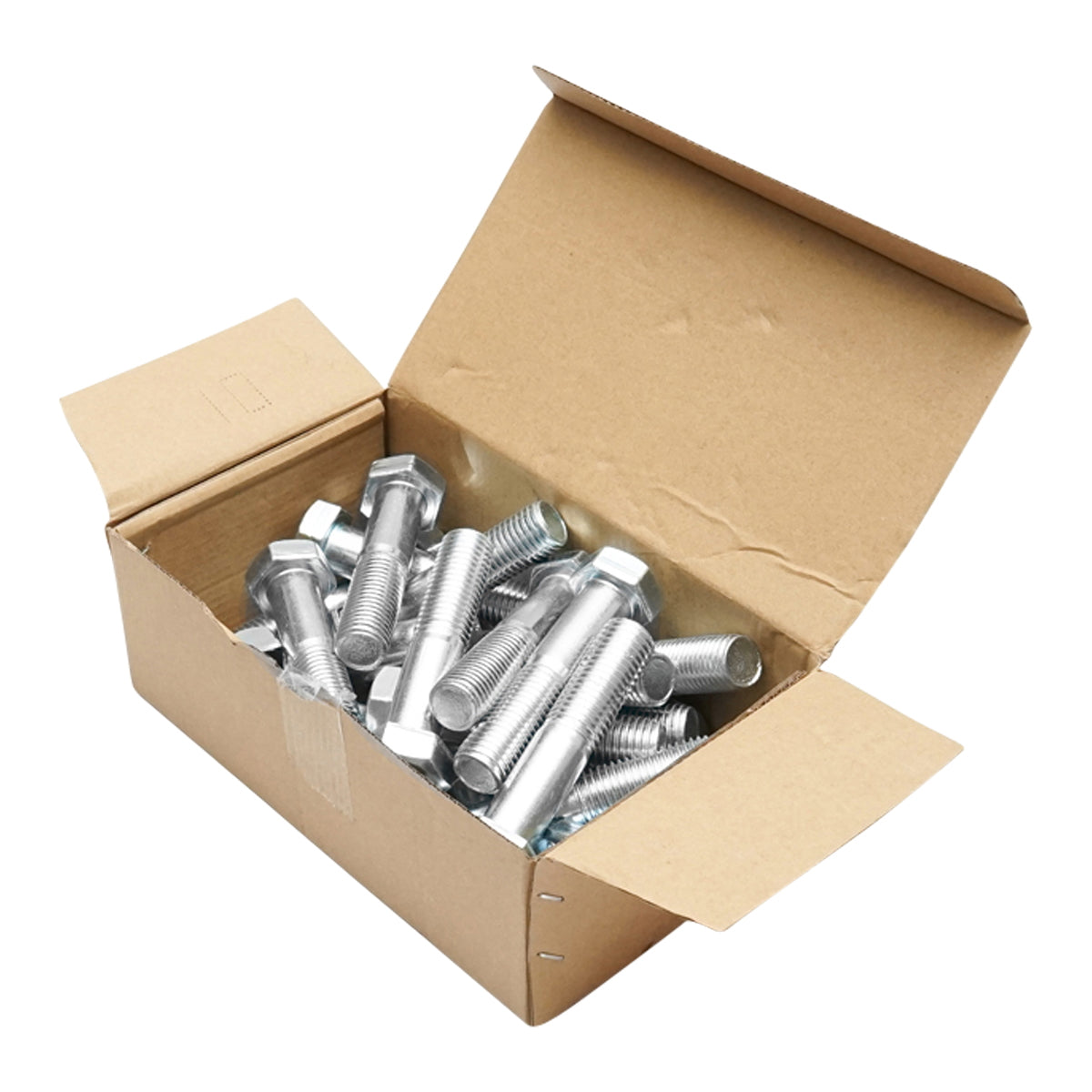 Set of 20 pieces hexagonal head screws DIN 933-8.8 M20X90mm