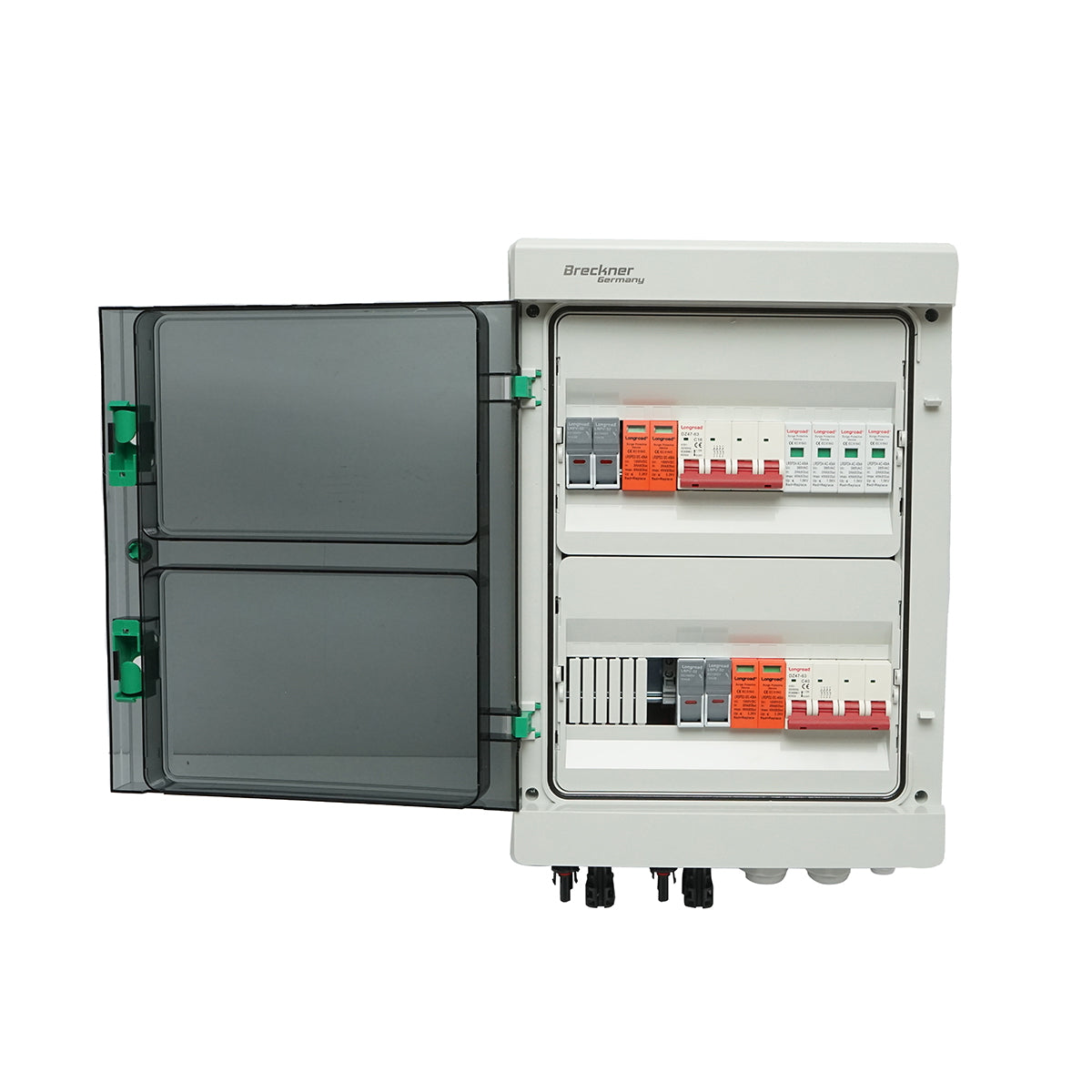 DC/AC fuse box equipped for a 380V system 5-10KW with ON/OFF Grid inverter prosumer