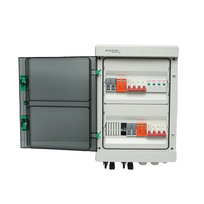 DC/AC fuse box equipped for a 380V system 5-10KW with ON/OFF Grid inverter prosumer