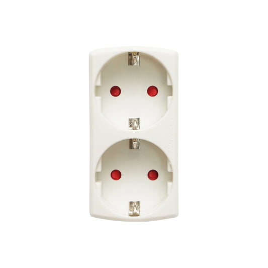 Double Schuko plug 16A, 250V, max 3680W Breckner Germany