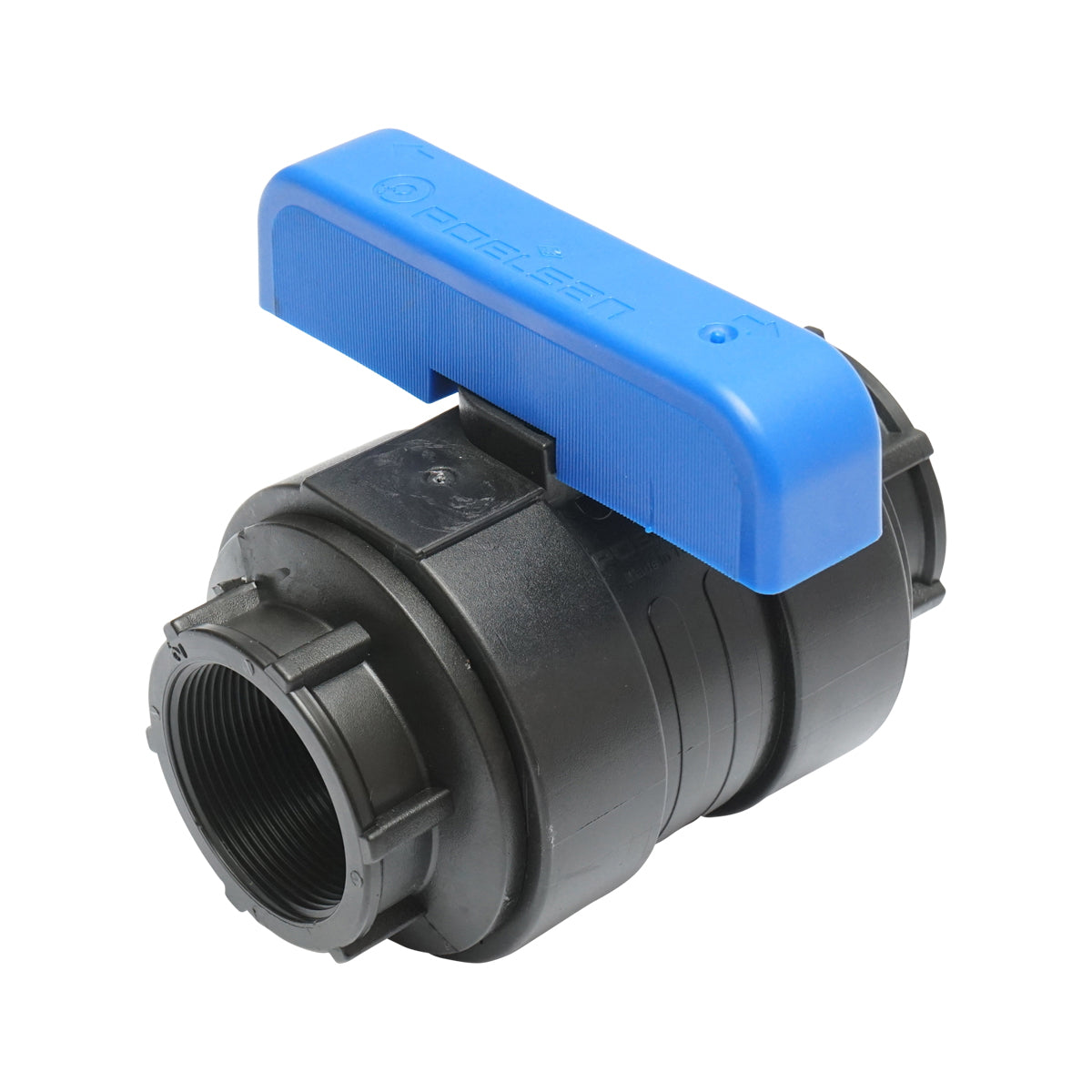Compression faucet equal to ball and internal thread D50x50mm PN10 for irrigation systems
