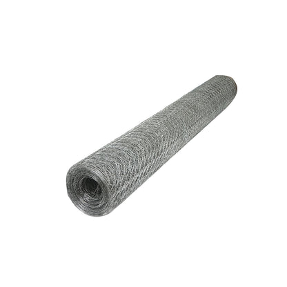 Fence mesh L20m, H120cm, woven, galvanized with 25mm holes, for fencing.