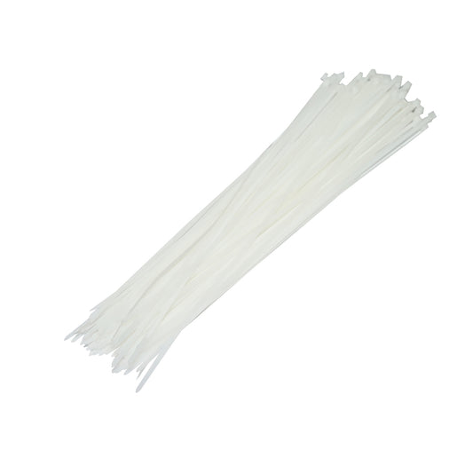 Facet, plastic collar 3.5x200mm, white, set of 100 pieces Breckner Germany