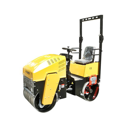 Compactor cylinder 1000kg with drums 1x800mm, 1x740mm and 9HP diesel engine, electric start