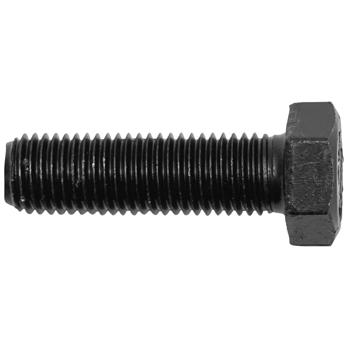 Set of 100 black screws with hexagonal head DIN 961 M12x1.5x40 G10.9