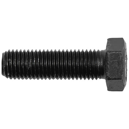 Set of 100 black screws with hexagonal head DIN 961 M12x1.5x40 G10.9