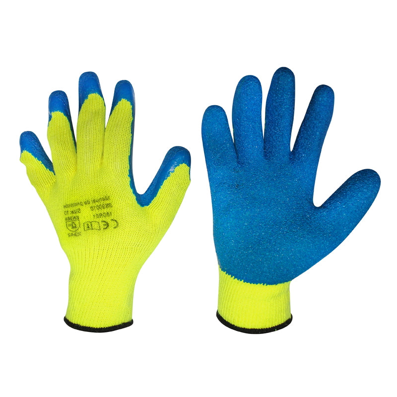Climacool working gloves, rubberized, size 10, winter season, Breckner Germany
