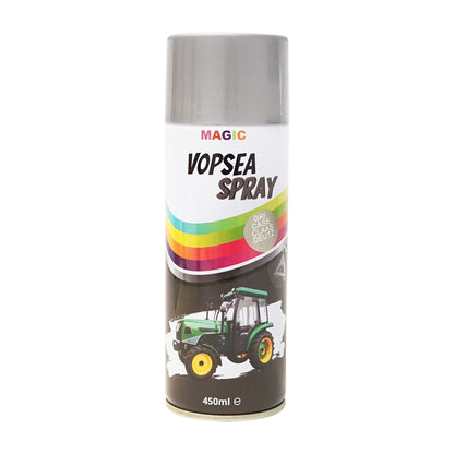 Gray car paint spray for Claas Deutz 9104 aluminum gray 450ml MAGIC