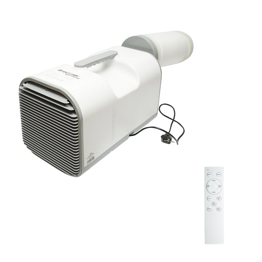 Portable air conditioner 4777 BTU, 600W, 220V with dehumidification function, ventilation, remote control, sleep mode, installation kit included Breckner Germany
