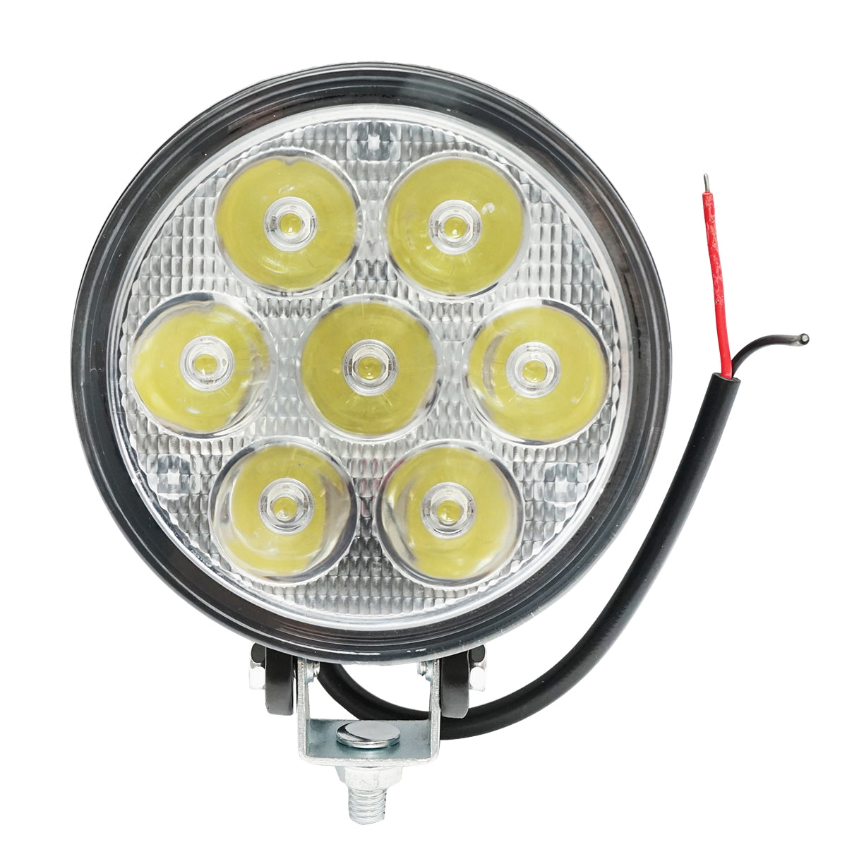 Lamp with 7 LEDs 10-30V 21W radiation angle 30 degrees spot type 110x110x60mm IP67 6000K Breckner Germany