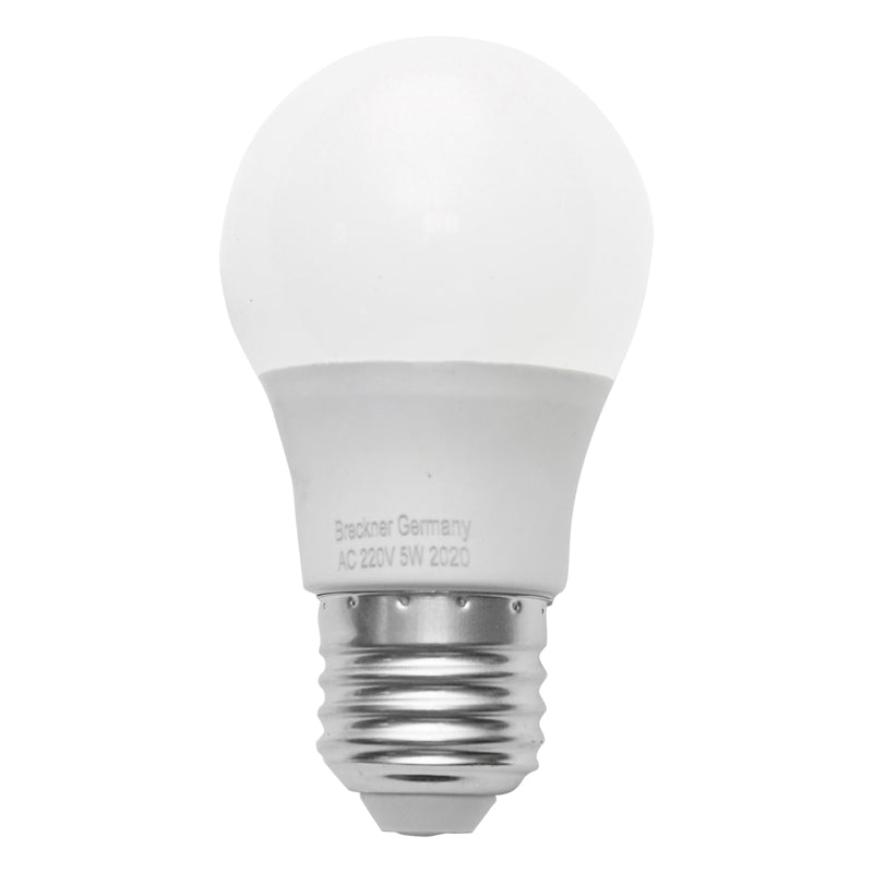 LED bulb 5W, 220V, E27 warm light 3000K Breckner Germany