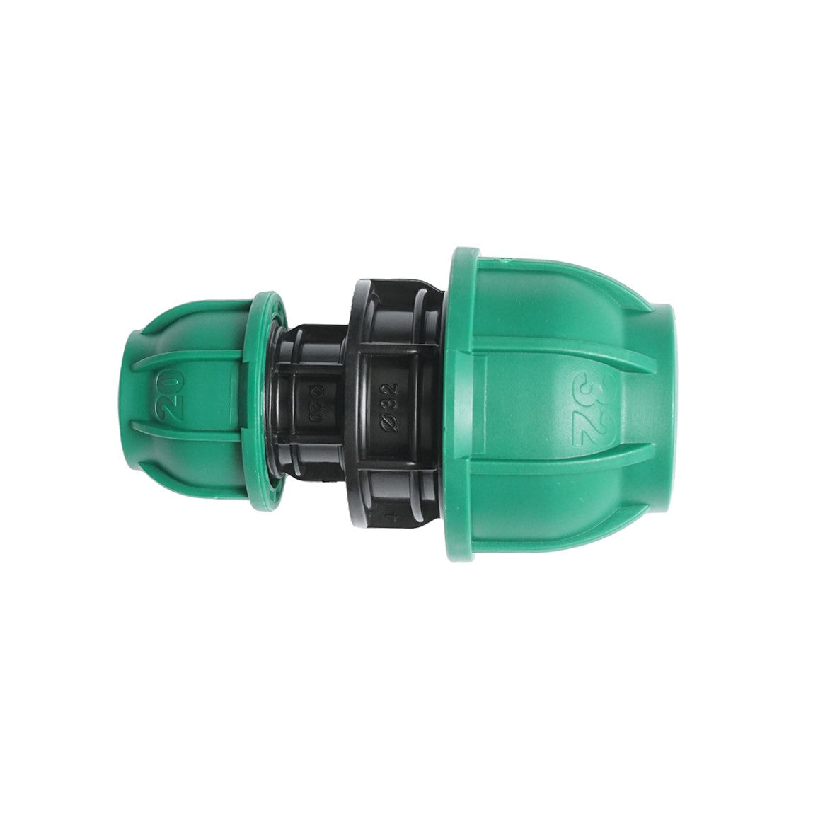 Connector, reduced coupling joint D32x20mm PN10 Bar for irrigation systems