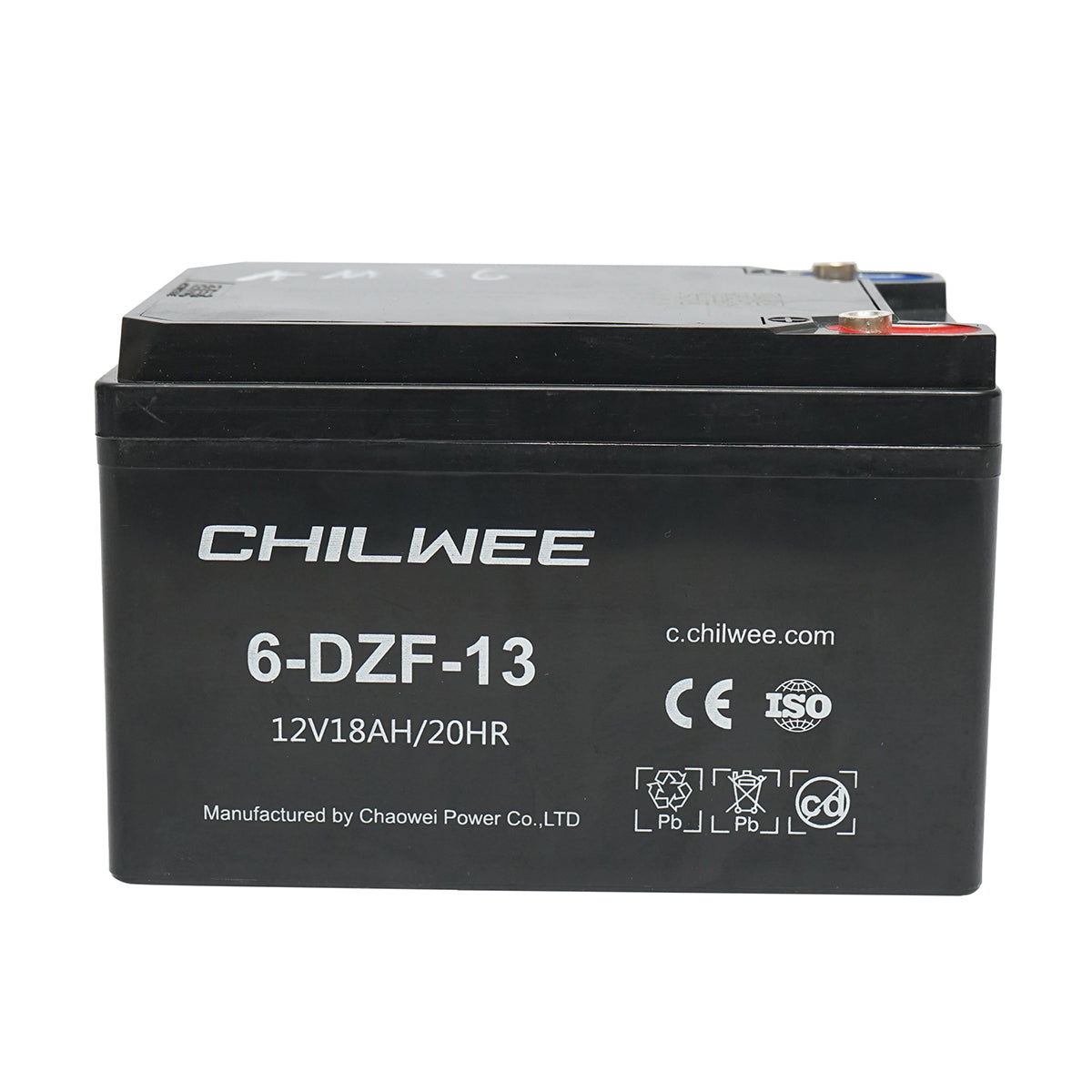 VRLA gel battery for electric bicycle with graphene 6-DZF-13, 12V, 18AH-20HR CHILWEE