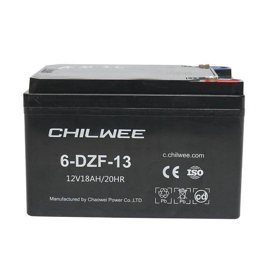 VRLA gel battery for electric bicycle with graphene 6-DZF-13, 12V, 18AH-20HR CHILWEE
